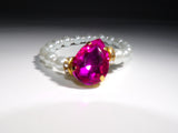 Crystal Teardrop Pearl Bracelet