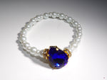 Crystal Teardrop Pearl Bracelet