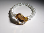 Crystal Teardrop Pearl Bracelet