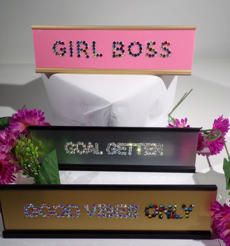 Boss Lady Desk Signs