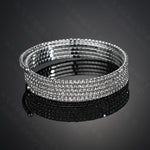 Rhinestone Wrap Tennis Bracelet