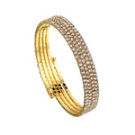 Rhinestone Wrap Tennis Bracelet