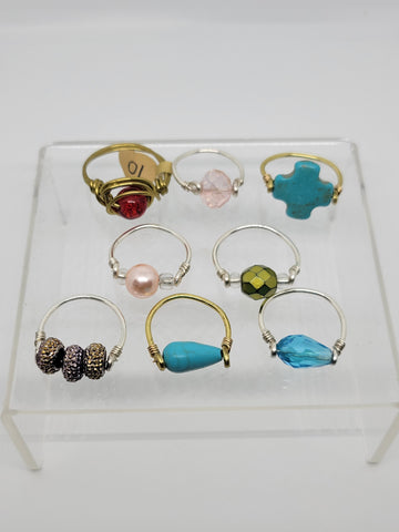 Wire Wrapped Rings