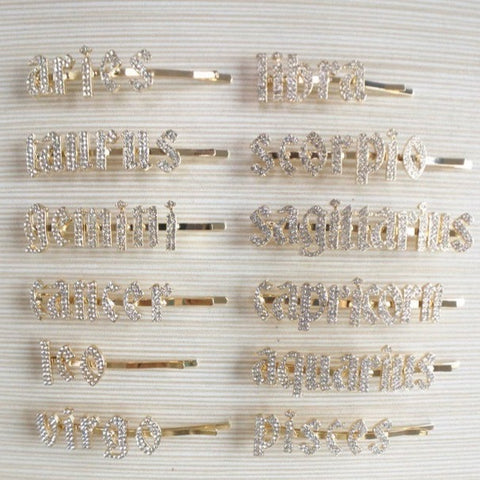 Zodiac Bling Clips